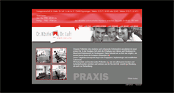 Desktop Screenshot of pg-kaestle-luft.de